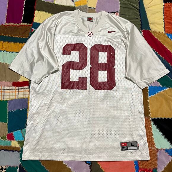 Nike Alabama Number 28 White Jersey Large - Picture 2 of 6